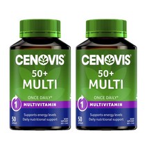 Cenovis Once Daily 50+ Multivitamin 세노비스 50세이상 멀티비타민 50캡슐x2팩, 1개, 50캡슐