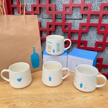 블루보틀 로고 세라믹 머그 컵 400ml 5종 택1 키요스미 홀리데이 머그잔 감성머그, 3