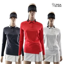LPGA 골프웨어 여자 봄 스윙밸런스 카라 티셔츠 211/501