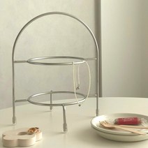 디저트 2단 트레이 디저트접시