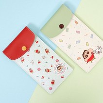 일음쇼핑^^m학산 짱구는못말려 펜슬파우치ver.2 똑딱이필통 캐릭터치 학생 연필치 팬시용 휴대용 소품치 펜치 문구용일medi^^, ab^^선택있슴젤리짱구