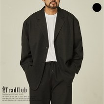 [트래드클럽 본사] 남성용 빅사이즈 오버핏 정장세트 (2XL~5XL)