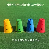 라오농 강아지 슬개골탈구 재활용 펫피트니스 어질리티 허들00 감각 훈련 장비 홀 사인 버킷 아이스크림 유치원 어린이 장애물이있는 홈 조합 축구 트레이너, 감각 통합 사인 버킷 10개(혼합 색상)