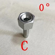 유압 피팅 메트릭 M10-M42 스레드 콘 호스 엔드 오일 파이프 커넥터 홀드 유형 튜브 고압, C_6MM to M10x1.0