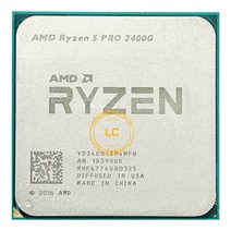 AMD Ryzen 5 Pro 2400G 3.6 GHz 쿼드 코어 스레드 65W CPU 프로세서 YD240BC5M4MFB 소켓, 한개옵션0