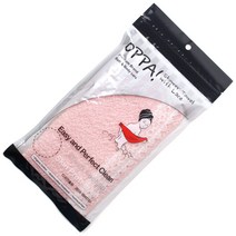 토탈하우스 OPPA 유기농 순면 레이스 샤워타올 1482 순면샤워타올, 핑크