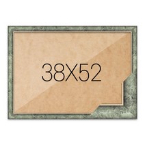 퍼즐액자 38x52 고급형 슬림 엣지 앤틱그린, 단품