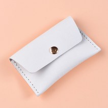 [레더키트]가죽공예DIY키트 자석버튼 카드지갑만들기 10세트 천연사피아노 7색-취미 방과후 복지센터 수업재료