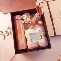 결혼식 답례품 승진 센스있는 개업 잔치 웨딩 고급 회사 선물 결혼 조문 돌잔치, 컵 + 수건 + 꼭두각시 토끼