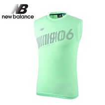 뉴발란스 남성 쿨니트 그래픽 슬리브리스NBNG82A731_GREEN_그린