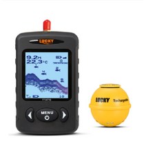 LUCKY LUCKY 무선수중 어군탐지기 45M135FT FFW 민물 바다, 블랙, FFW718LA