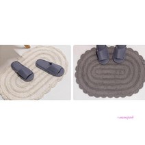 MMS_발매트 화장실 욕실 현관 푹신한 발바닥 발판 목욕탕 빨아쓰는 미끄럼방지 발닦개_mms, MMS_아이보리