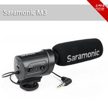 [오빠네사진관] Saramonic 카메라마이크 M-3 지향성마이크, 1개, M3지향성마이크(단품)