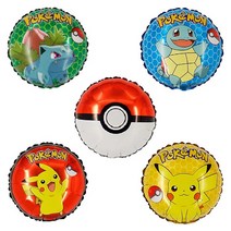 [지호] C_피카츄풍선모음 / 피카츄풍선 / 포켓볼풍선, C_원형풍선 (10인치) 포켓볼 이상해씨