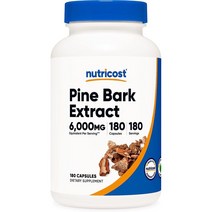 Nutricost 피크노제놀 300mg 캡슐 180정, 1팩