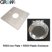 R503Iron 지문 센서 모듈 용 스테인레스 스틸 PlateM25 설치 철판, 철판 2