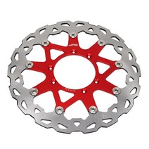 혼다 오토바이 플로팅 브레이크 디스크 로터 320MM 브래킷 포함 CR125R SUPERMOTARD, 02 disc