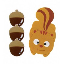 가을 펠트소품 동물 날 다람쥐 (교실 학급 환경 미화 게시판 꾸미기), 상세페이지 참조, 상세페이지 참조