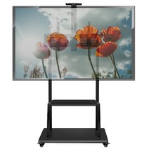 최대 85인치 특대형 이동형 TV 스탠드 브라켓 선반 카메라거치 삼성 LG 엘지TV 거치대