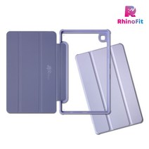 라이노 핏 갤럭시탭 A7 라이트 lite 8.7 클리어쉴드 케이스_2021년형, 페일 라벤더