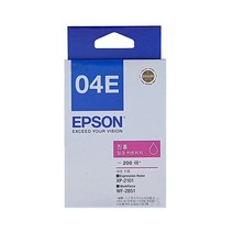 엡손 T04E 정품잉크 WF-2851 XP-2101 XP-2106, 1개, 빨강정품잉크