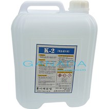 이레산업 K-2 18L 백화제거제 석재 돌계단 타일바닥 적벽돌 백화제거제 백화현상 제거 백화세정제 백화청소약품, 1개