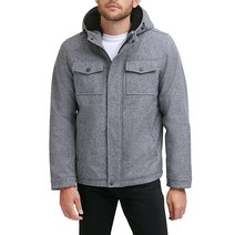 다커스 남성 빅 톨 북극 천 셰르파 스톰 재킷 헤더 그레이 소프트 쉘, XX-Large Tall, Heather Grey Soft Shell