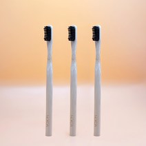 녹다 대나무칫솔 강한일반모, 3개