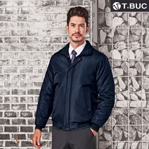 가을 겨울 T-516 점퍼 네이비 M~4XL 작업복 근무복 방한복 유니폼 남자 상의 정전기방지 패딩 티뷰크