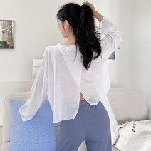 코코블랑 백오픈 반전 물결 티셔츠