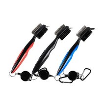 [천삼백케이] [써니팬시] 골프채세척 클리너 3in1 골프채 손질 브러쉬, 색상랜덤