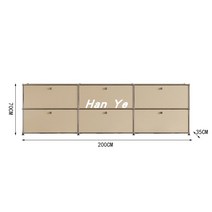 수납장 미트센츄리 모던 화이트 티비다이 모듈 거실 도어형 가구 USM스타일 인테리어 수납장, F. 스타일 에이트
