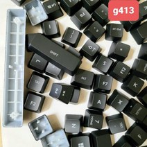 로지텍 키보드 G413 용 100% 풀 세트 반투명 키 캡 keycap G512 G610 G813G815 G913TKL, 04 SHIFT  left, 03 G610, 텐키리스