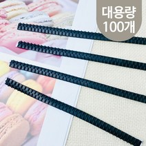 핀쿠션 대용량) 8mm DIY 접착식 헤어밴드 고무이빨 (50개/100개), 100개