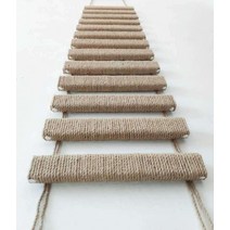 고양이 사다리 캣타워 벽타기 로프, 50cm 소프트 밧줄 사다리