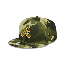 애틀랜타 브레이브스 New Era 2022 Armed Forces Day 9FIFTY 스냅백/조절 가능~ 카모