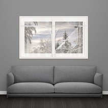 방풍비닐 창문용(200x120cm) 베란다창문 외풍차단커튼 _ 20230125EA, 쿠팡 본상품선택