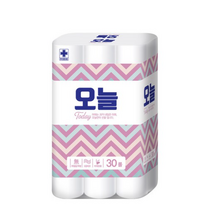 오늘 무형광 3겹 화장지 18m, 30롤, 1팩