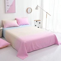 싱글 더블 침대에 대한 1pcs 침대 시트 패션 시트 캔디 컬러 소프트 코튼 폴리 에스테르 새 홈 간단한 침구 커버, 스타일 1, 220x230cm