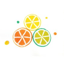 [컵 코스터] 일상에 더해지는 상큼한잔 컵 받침, 레몬한잔