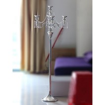 ms소품세상 웨딩촛대 꽃길장식 큰촛대 5구캔들 인테리어소품 N4365, N4365-125