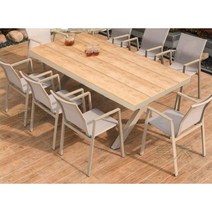 커피숍 인테리어 카페 테라스 6인용 4인용 테이블 세트 야외 의자 감성, M