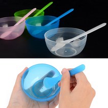 팩볼 피부관리용품 분홍 모델링팩도구 에스테틱재료 팩도구, 투명