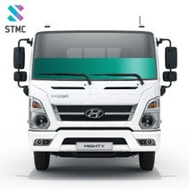 [썬팅메카]대형화물차 상단띠 하단띠 썬팅필름, 열차단 그린