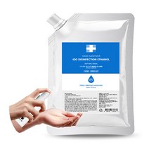 Dr.CPU 이도 손 소독제 스프레이 액상 리필 파우치 손소독제, 5개, 500ml