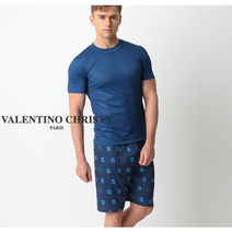 발렌티노크리스티 여름 쿨링 반팔 반바지 잠옷 홈웨어