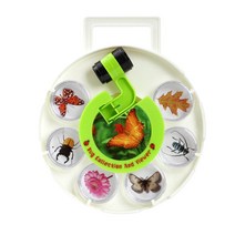 투명컵 돌아가는 관찰경 루페 어린이 숲체험 자연관찰 정글 교구 모형 곤충피규어