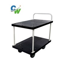 이동카트 이동대차 플라스틱스틸2단대차 신원산업, 특대형