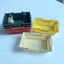 덜튼 데스크 미니 바스켓 마켓 바구니 소품, 그린