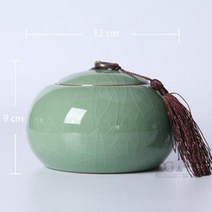 도자기 유골함 항아리 유골 세라믹 장례식 유품 화장, Large F